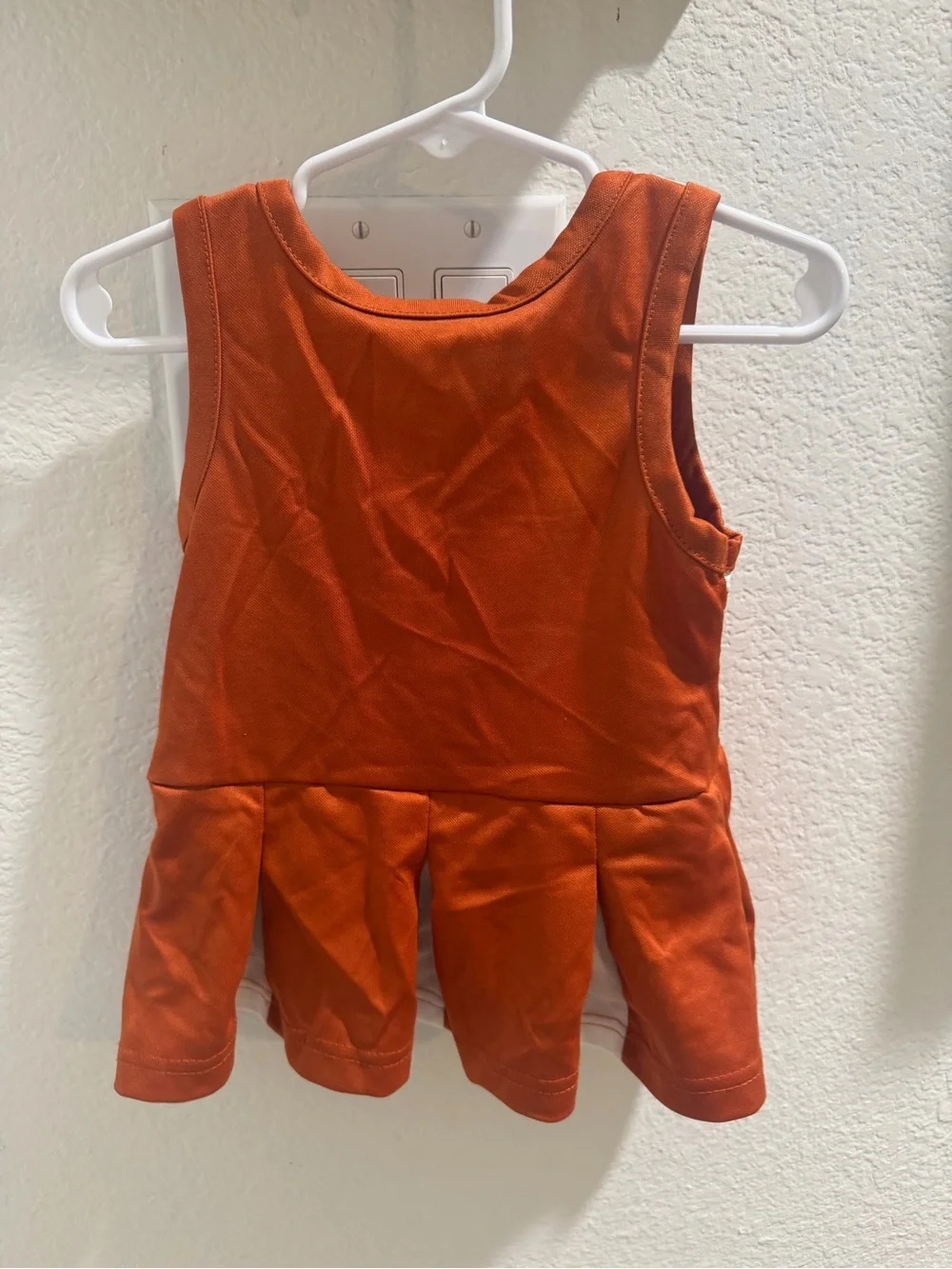 Nike Baby Cheer Dress - Orange & White Longhorn Design